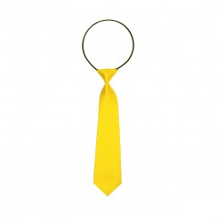    Gumis szatén gyereknyakkendő - Citromsárga Gyerek nyakkendők