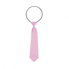    Gumis szatén gyereknyakkendő  - Rózsaszín 