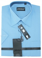                      Goldenland rövidujjú ing - Kék Normál fazon