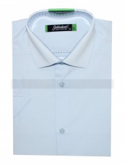                         Goldenland slim rövidujjú ing - Halványkék Egyszínű ing
