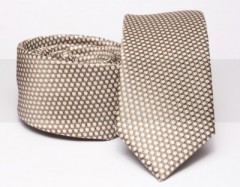    Prémium slim nyakkendő - Arany mintás Aprómintás nyakkendő