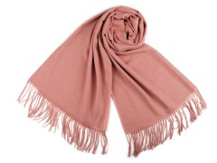                           Pashmina típusú sál rojtokkal - Púder Női kesztyű, téli sál