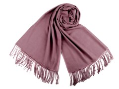                           Pashmina típusú sál rojtokkal - Lilásszürke Női kesztyű, téli sál
