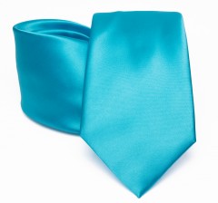 Prémium szatén nyakkendő - Tűrkíz Egyszínű nyakkendő