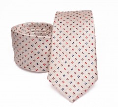 Prémium selyem nyakkendő - Púder aprómintás Aprómintás nyakkendő