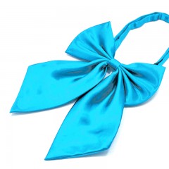 Szatén női csokornyakkendő - Türkízkék Női nyakkendők, csokornyakkendő