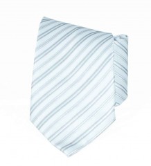          Classic prémium nyakkendő - Ezüst csíkos 