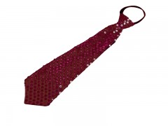   Nyakkendő flitterekkel - Bordó Női nyakkendők, csokornyakkendő