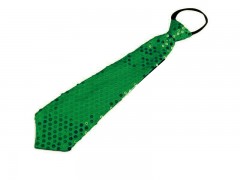   Nyakkendő flitterekkel - Zöld Női nyakkendők, csokornyakkendő