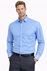             Newsmen h.u normál ing - Égszínkék Hosszúujjú ing