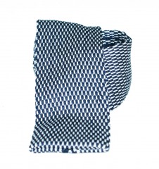   Vincitore kötött nyakkendő - Fekete-fehér Kötött nyakkendők