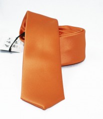                  NM slim szatén nyakkendő - Narancs Egyszínű nyakkendő