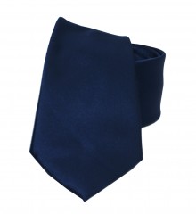                                                                       NM szatén nyakkendő - Sötétkék 