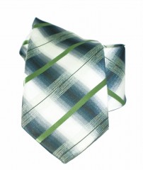                       NM classic nyakkendő - Zöld-szürke csíkos 