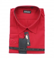 Goldenland extra hosszúujjú ing - Meggybordó Extra méret