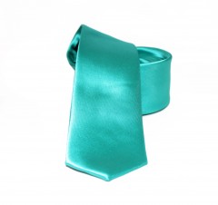                  NM slim szatén nyakkendő - Türkízzöld Egyszínű nyakkendő