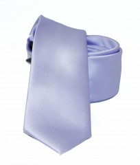                  NM slim szatén nyakkendő - Halványlila Egyszínű nyakkendő