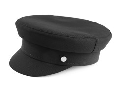 Kapitány gyapjú sapka - Fekete Női kalap, sapka