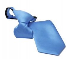     NM Állítható szatén gyerek/női nyakkendő - Égszínkék Gyerek nyakkendők