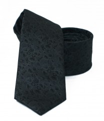                  NM slim nyakkendő - Fekete mintás 