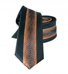                  NM slim nyakkendő - Narancs mintás 