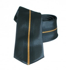                  NM slim nyakkendő - Arany csíkos 