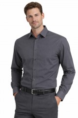             Newsmen h.u normál ing - Grafiszürke Hosszúujjú ing