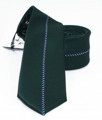                  NM slim nyakkendő - Fekete-kék csíkos Csíkos nyakkendő