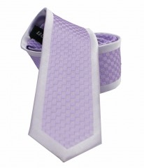                  NM slim nyakkendő - Lila kockás 