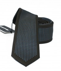                  NM slim nyakkendő - Türkíz pöttyös 