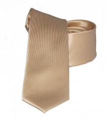  Goldenland slim nyakkendő - Világosbarna Egyszínű nyakkendő
