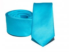 Prémium slim nyakkendő - Türkíz Egyszínű nyakkendő