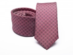 Prémium slim nyakkendő - Lazac mintás Aprómintás nyakkendő