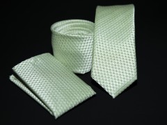    Prémium slim nyakkendő szett - Halványzöld Szettek