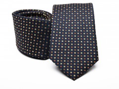        Prémium selyem nyakkendő - Fekete mintás 
