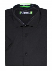   Goldenland slim rövidujjú ing - Fekete Akciós ing