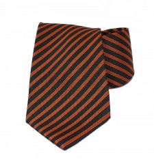                       NM classic nyakkendő - Narancssárga-fekete csíkos Csíkos nyakkendő