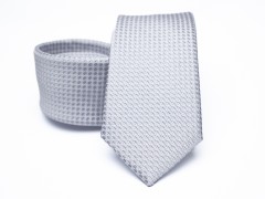       Prémium selyem nyakkendő - Ezüst mintás Selyem nyakkendők