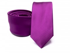 Prémium slim nyakkendő - Lila Egyszínű nyakkendő