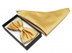     NM Szatén csokornyakkendő szett - Arany 