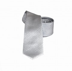                    NM slim szövött nyakkendő - Ezüst mintás Aprómintás nyakkendő