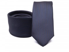 Prémium slim nyakkendő - Sötétkék Egyszínű nyakkendő