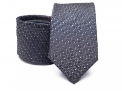        Prémium selyem nyakkendő - Szürke aprómintás Aprómintás nyakkendő