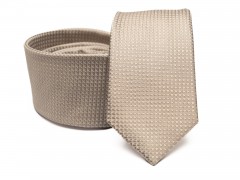        Prémium selyem nyakkendő - Drapp Aprómintás nyakkendő