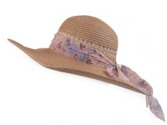  Női nyári szalma kalap - Bézs 