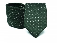        Prémium selyem nyakkendő - Zöld aprómintás Selyem nyakkendők