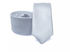    Prémium slim nyakkendő - Ezüst Aprómintás nyakkendő