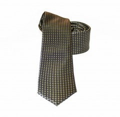               Goldenland slim nyakkendő - Khaky aprópöttyös Aprómintás nyakkendő