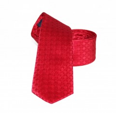               Goldenland slim nyakkendő - Piros kockás Kockás nyakkendők