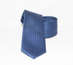                    NM slim szövött nyakkendő - Kék mintás Aprómintás nyakkendő